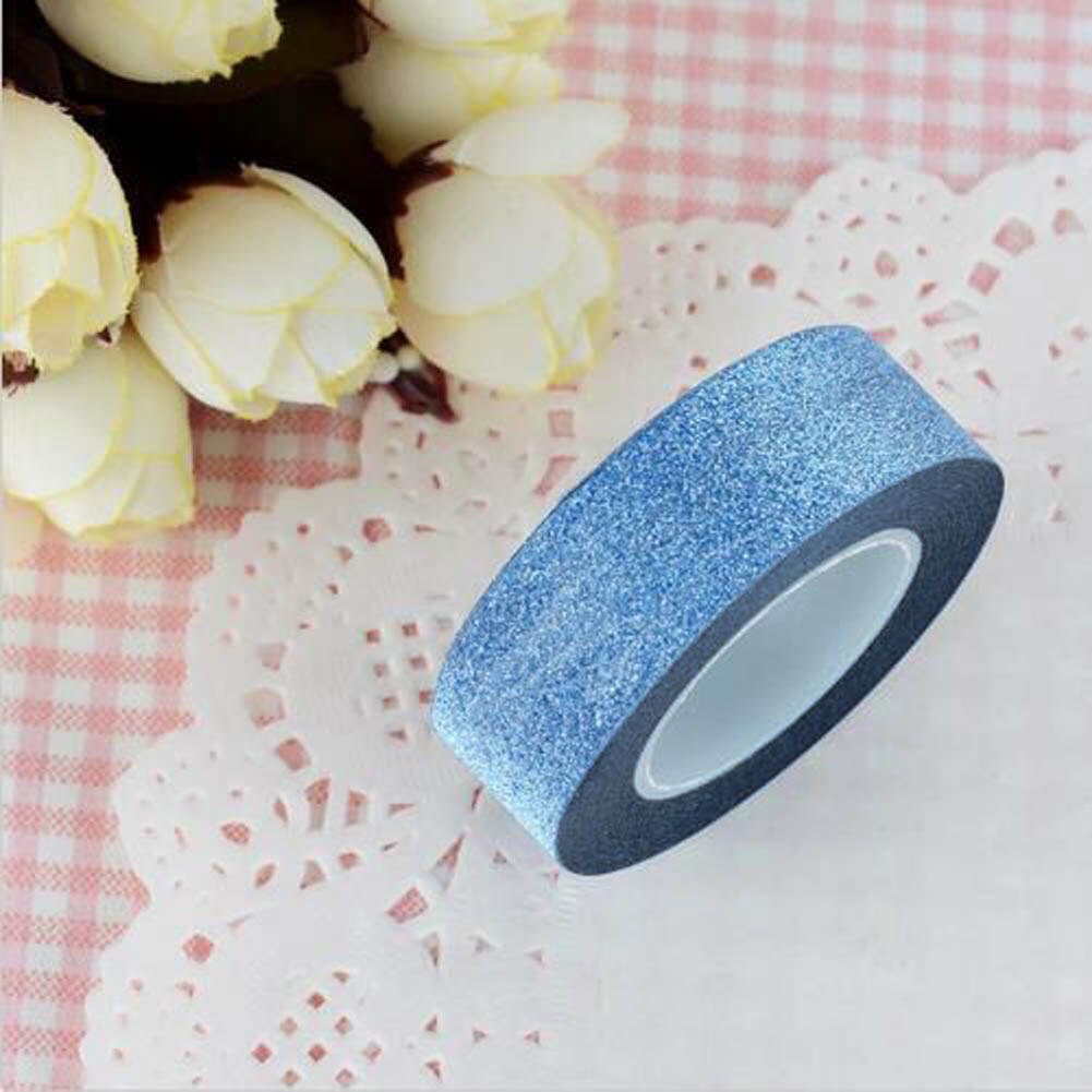 Cinta adhesiva Decorativa para Scrapbooking, papel de aluminio dorado japonés, Kawai Adesiva, papel Washi brillante conjunto de cintas