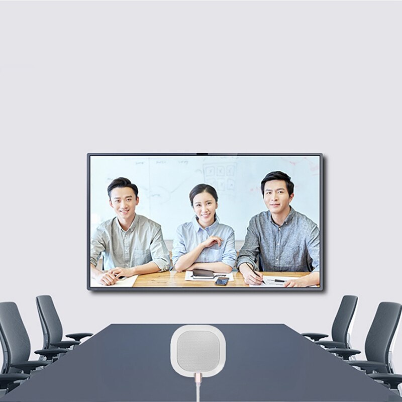 Conference Microphone USB Microphone Omni-Directional Boundary Capacitor Plug-And-Play USB Pc Microphone