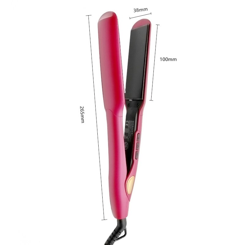 Max 750℉ ceramic hair straighteners flat iron smooth salon tool hair straightening LCD digital display 220v-240v