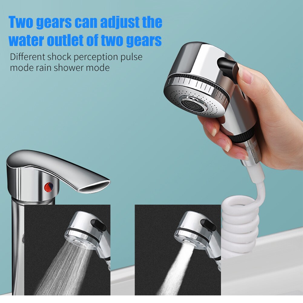 Hose Sprayer Quick Connect Extension Accessory Universal Diverter Bathroom Fixture Shower System Water Tap Faucet Splitter Sink