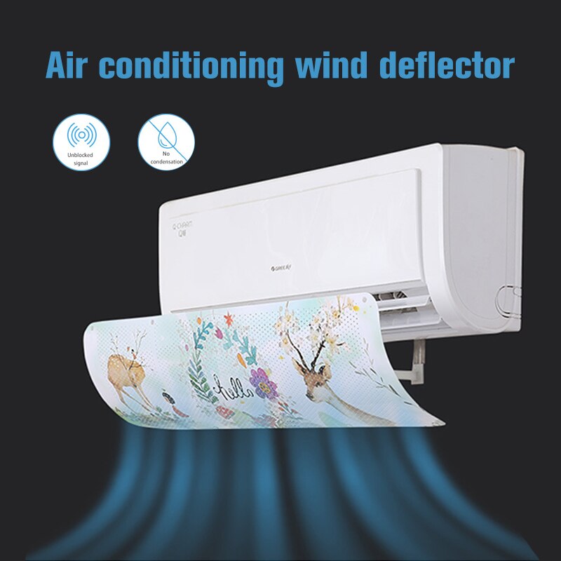 1Pcs Verstelbare Airconditioner Cover Airconditioner Thuis Baffle Anti-Direct Blazen Deflector Wind Gids Plaat Anti-Wind shield