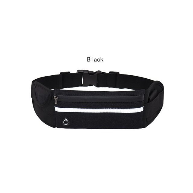 Traveling Waist Bag For Women Outdoor Sports Crossbody Bags Casual Waterproof Multifunction Purse Men Chest Pack G210: Black 2