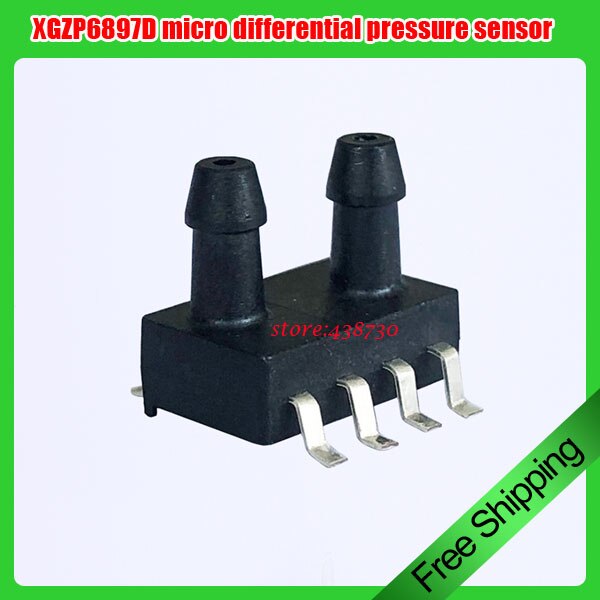 XGZP6897D micro differential pressure sensor/3.3V dual intake pipe ventilator pressure sensor/wind pressure flow transmitter