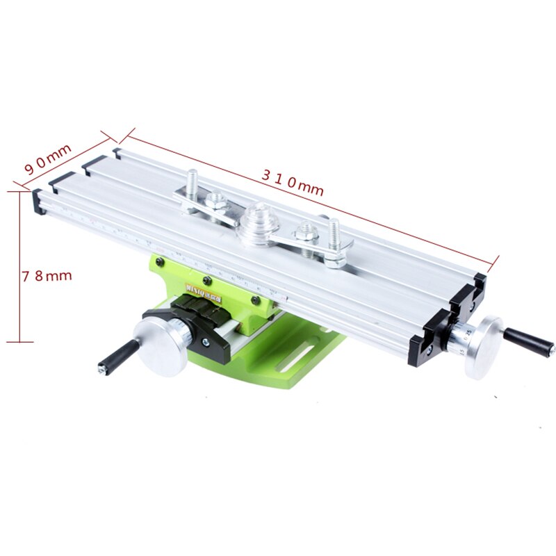 Miniature Precision Multifunction Milling Machine Bench Drill Vise Fixture Worktable X Y-axis Adjustment Coordinate Table