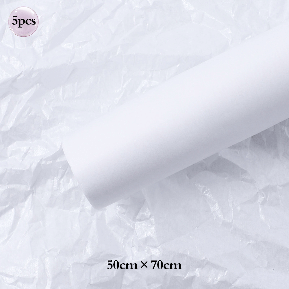 Kleuren Boeket Gouden Rand Dubbelzijdig Bloem Inpakpapier Bedrade Linten voor Bruiloft Moeders Dag Bloemistbenodigdheden