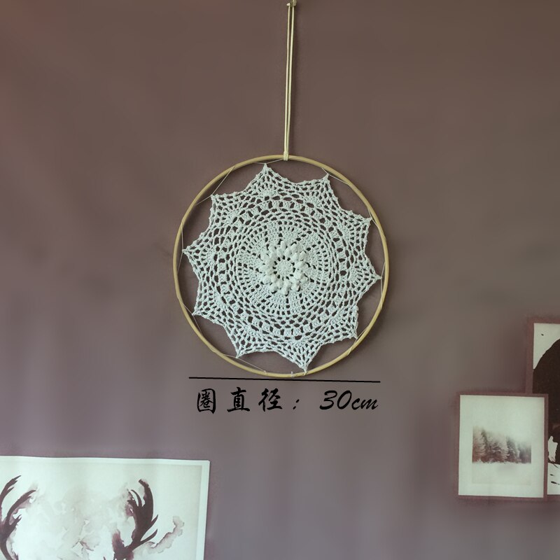 12 " grote dromenvanger handgemaakte wandhanger banboo ring dromenvangers huisdecoratie wanddecoratie wandtapijt