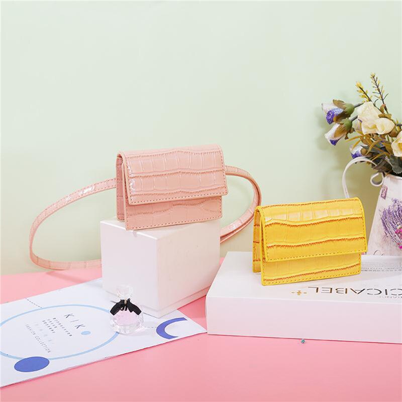 Vrouwen Mini Heuptas Trendy Kunstleer Krokodil Patroon Fanny Pack Met Afneembare Riem