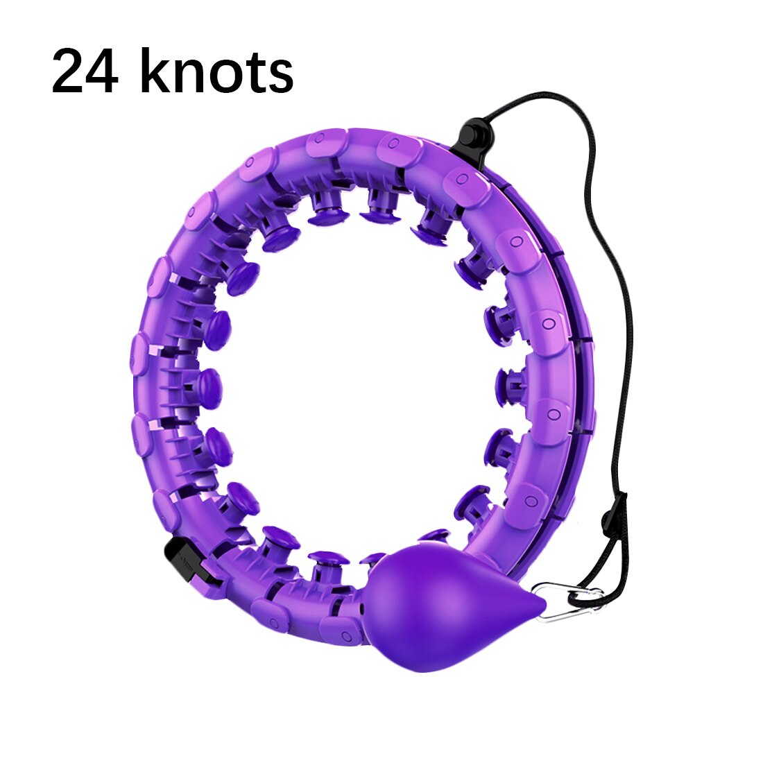 Smart Sport Hoepel Verstelbare Auto-Spinning Fitnessapparatuur Smart Sport Hoepel Dunne Taille Buik Oefening Home Training Gym: Bruin