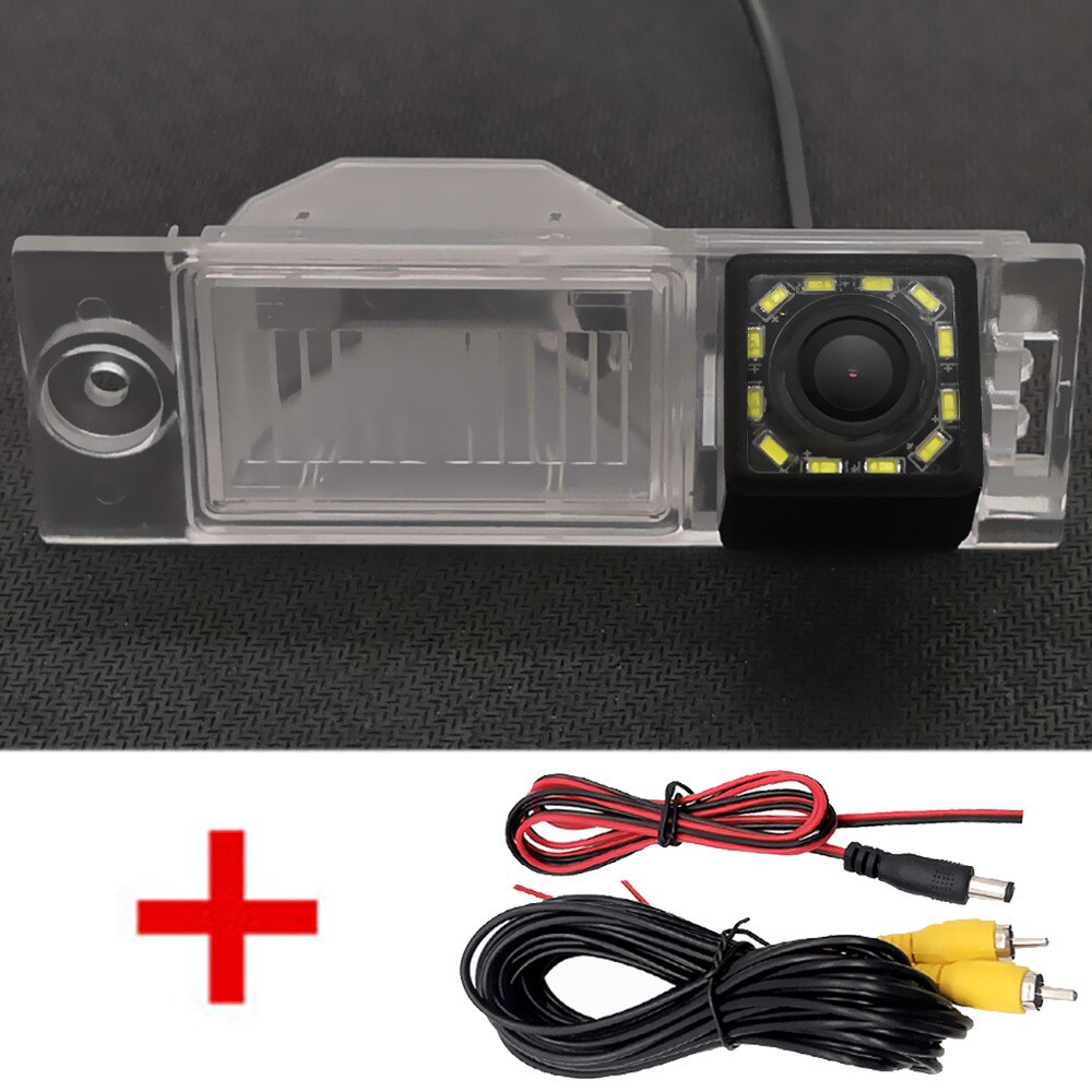 Fisheye HD Dynamic Trajectory Wireless Car Rear View Backup Camera For Hyundai IX35 Tucson SUV 3rd Generation: Wire 12LED / Dynamic Trajectory