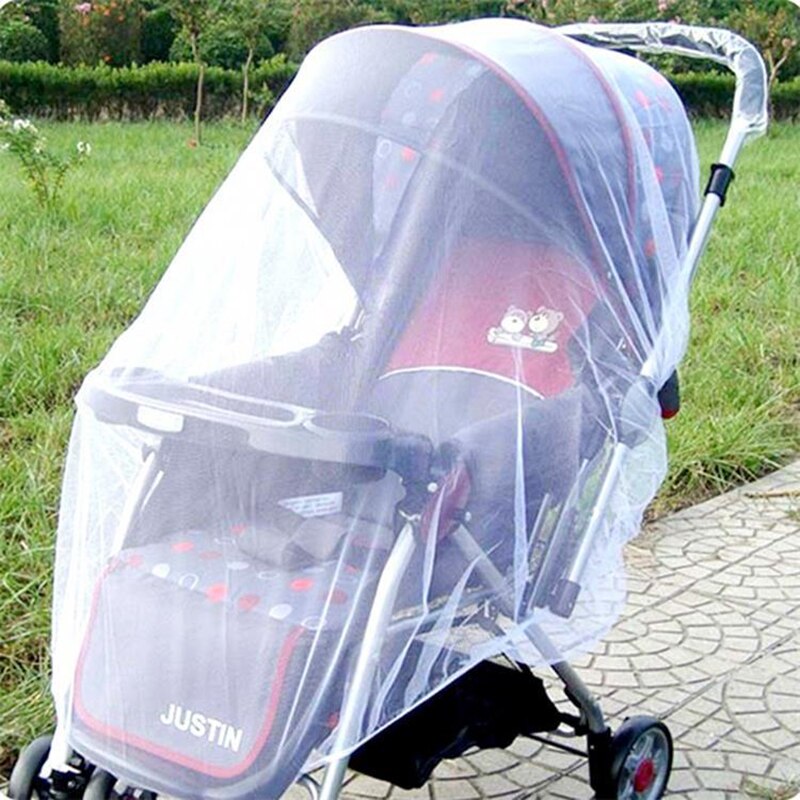 1Pc Kinderwagen Wandelwagen Mosquito Insect Shield Netto Veilig Zuigelingen Bescherming Mesh Kinderwagen Accessoires Winkelwagen Klamboe 150Cm