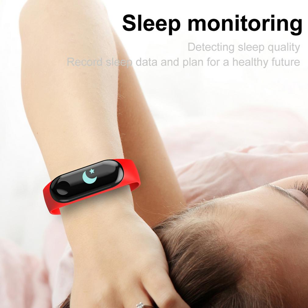 Misuratore di pressione sanguigna M3C Braccialetto Intelligente Di Misurazione della Frequenza Cardiaca Pedometro Impermeabile e resistente tutto'usura sport Braccialetto per androide Mela