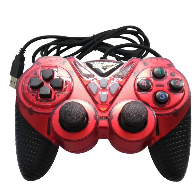 Wired Usb Game Controller Voor Pc Computer Trillingen Joystick Gamepads Voor Laptop: R
