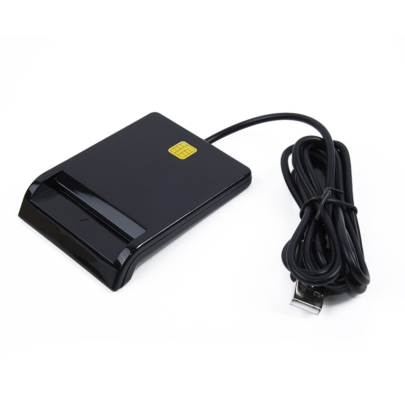 Usb 2.0 Smart Card Reader Voor Bankkaart Sim/Atm/Ic/Id Emv Kaartlezer voor Windows 10 8 7 Linux Os Iso 7816