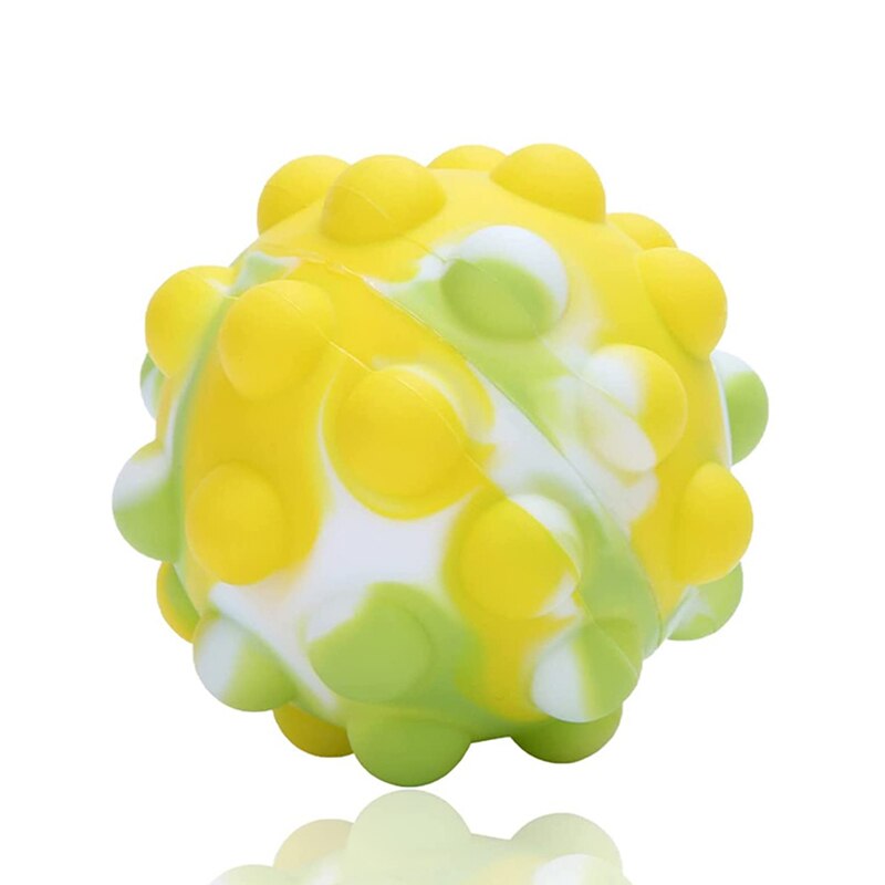 Push Bubble palla Antistress Silicone Fidget giocattoli semplice fossetta Antistress Antistress Extre Squishy Squeeze Finger Pop giocattolo sensoriale: C