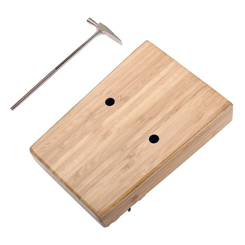 Kalimba Thumb Piano 17 Keys,Mbira Finger Piano African Instrument with Tuning Hammer,for Kids Adult Beginners