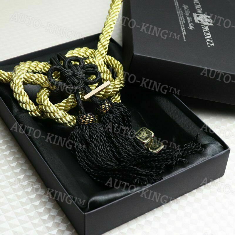 VIP Style Charm Junction Produce JDM Fusa White Kiku JP Knot Kin Tsuna Rope