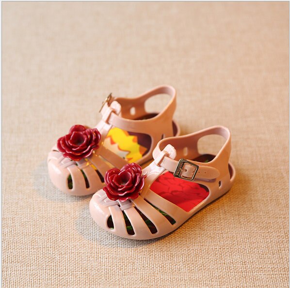 Mini Sed Schuhe Sommer mädchen Sandalen Prinz blumen gelee schuhe Für Mädchen schuhe größe EU19-27 Mini sed schuhe