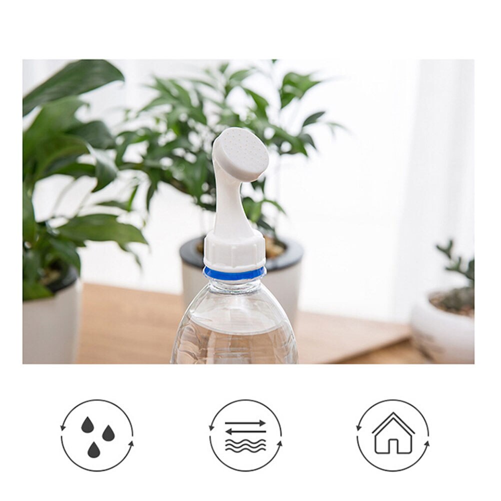 2 stk sprøyter bærbar slitesterk funksjonell plast vannsprinkler vanningsdyse til hageplanter flaske