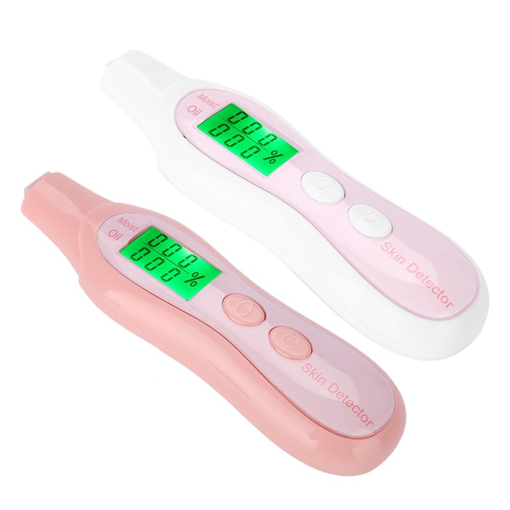 Lcd digital boby hud fuktighetstester detektor analysator monitor ansiktsolje vann tester måler helse ansiktspleie hud tester #s