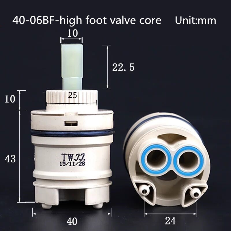 Wzly Tap Mixingspool Valve 25Mm/35Mm/40Mm Keramische Cartridge Kraan Cartridge Mixer Keuken Bad Wastafel douche Kraan Accessoires: 13