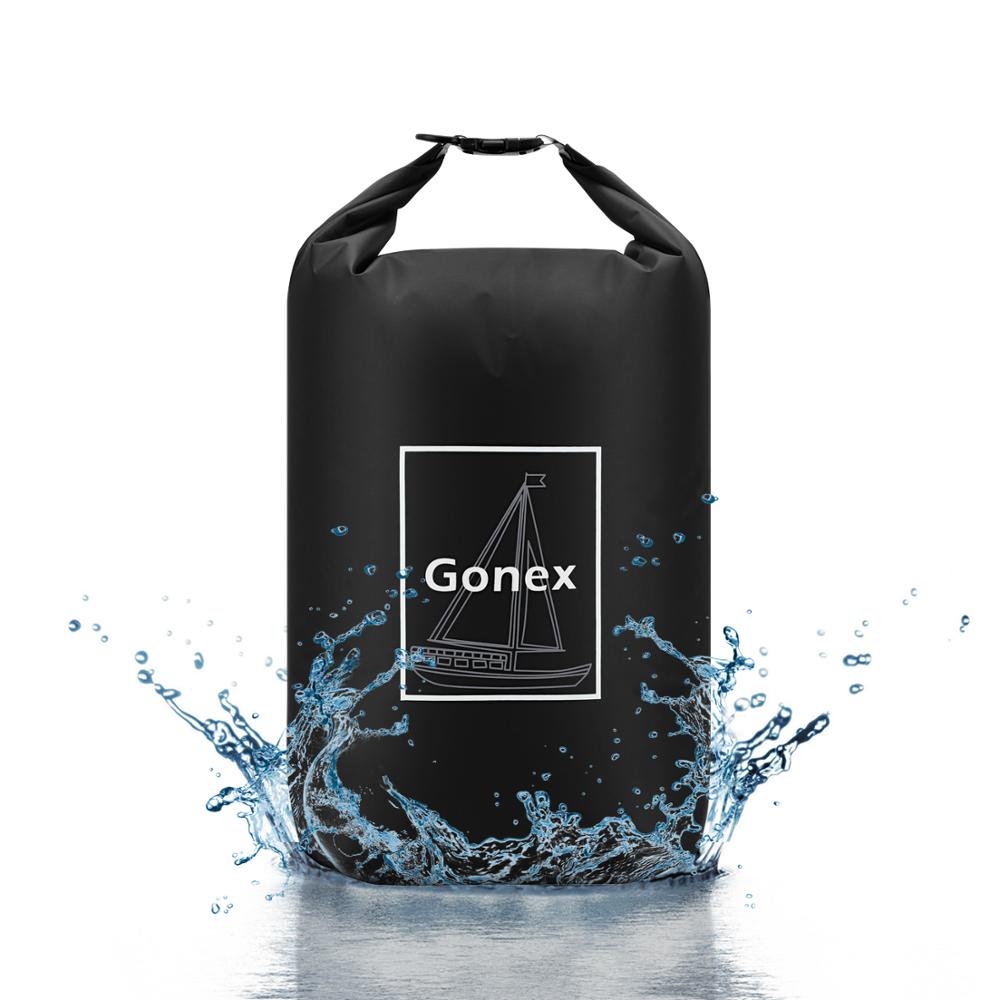 Dry Waterproof Dry Bag Pack Sack Swimming Rafting Kayaking River Trekking Floating Sailing Canoing Boating 4L+8L+12L Sack Bags: Blcak