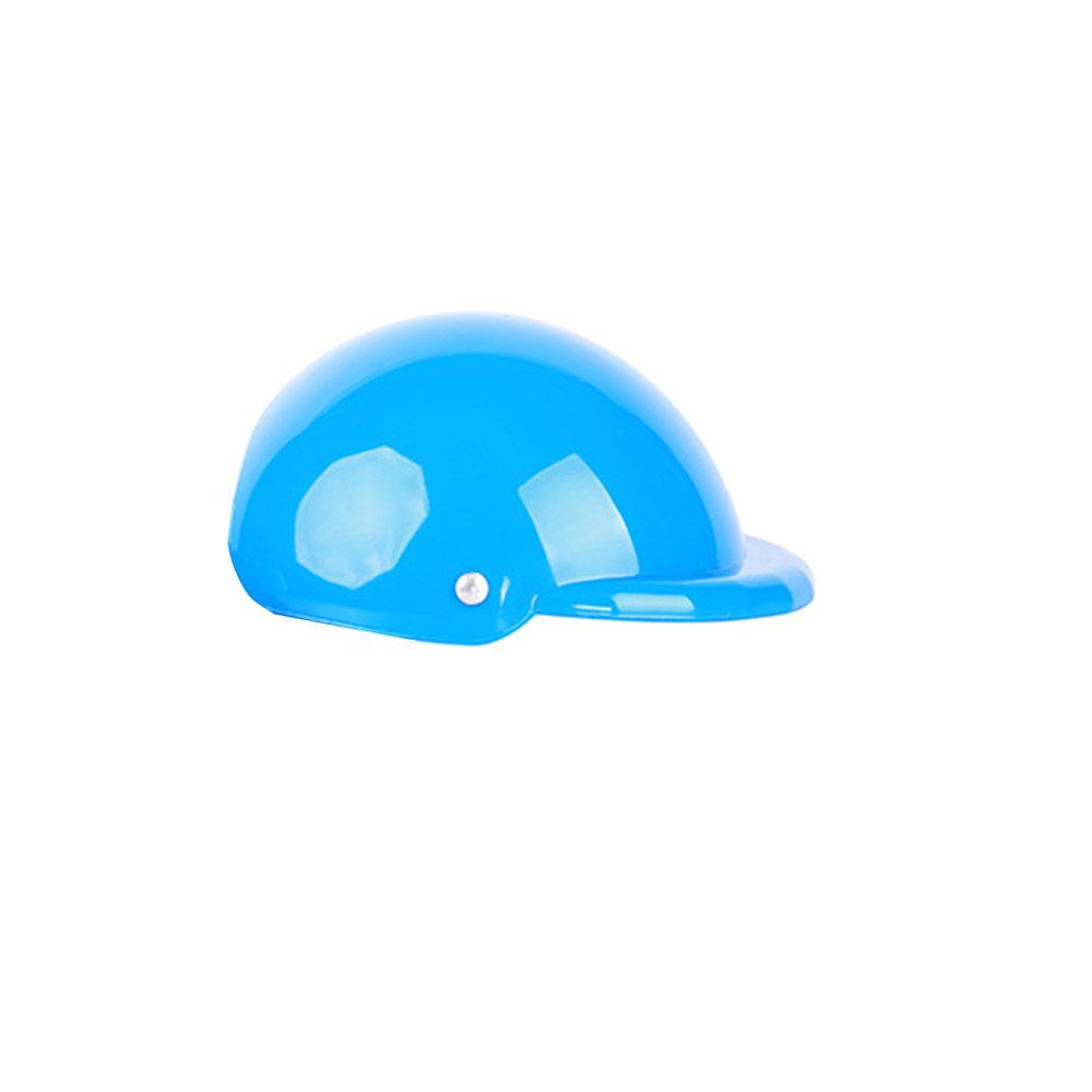 2022 Style Cute Pet Helmet Pet Protect Riding Cap Motorcycle Bike Doggie Helmet Cat Hat Pet Safety Suit Supplies: Blue