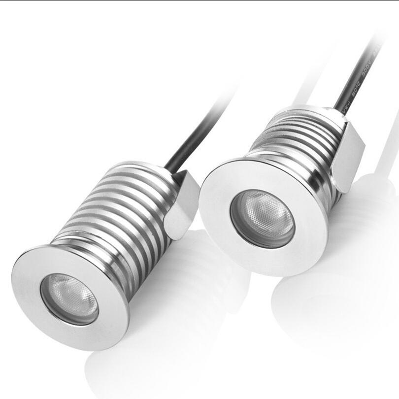 LED Landscape Lighting 1W 3W Led Paver Light Mini LED Undergroun Light DC12V 24V Buried Inground Lamps for Floor Deck Stairs