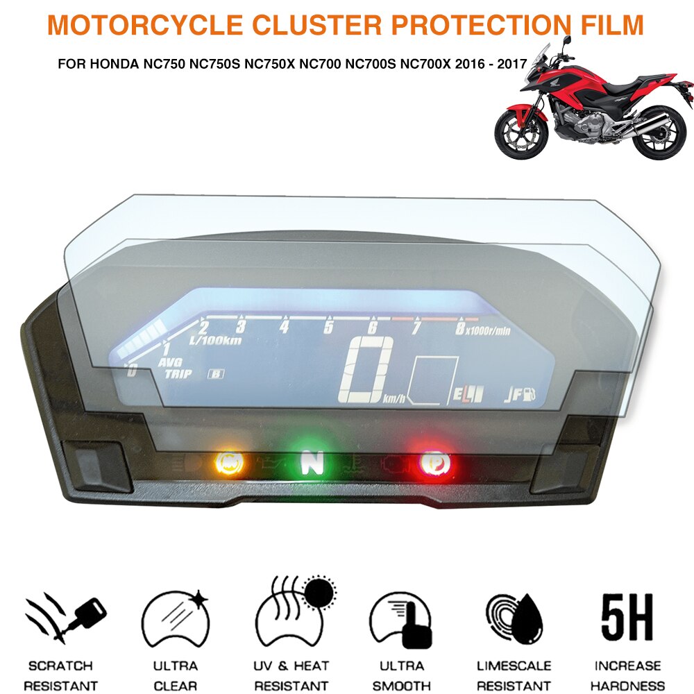 Película protectora de pantalla para Honda NC750 NC750S NC750X NC 750 S X NC700 NC700S NC700X NC 700 S clúster, protección contra arañazos