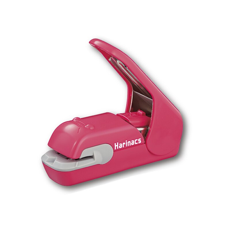 Japan KOKUYO Mini Staple-Free Stapler SLN-MPH105 Mini Stapler 5 Sheets Safe Office Stapler 1PCS: Pink