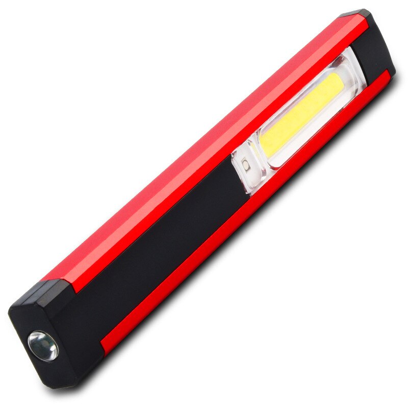 Cob draagbare zaklamp, witte uv led inspectielamp, usb oplaadbare werklamp, waterdichte kampeertentlantaarn: 20cm witte uv leds
