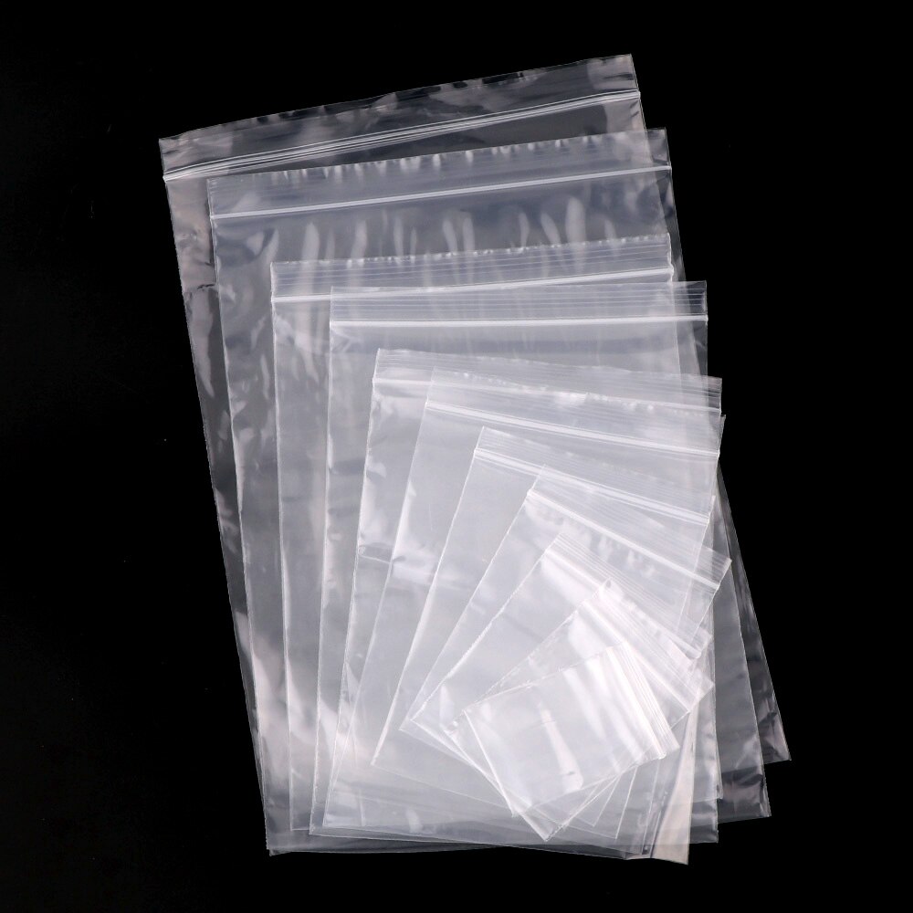 500 Uds Pequeñas Bolsas Ziplock Transparentes 6*8cm Bolsas De Polietileno Con Cremallera Resellable Bolsas De Almacenamiento Ziplock De Plástico Ziplock ER | En Línea