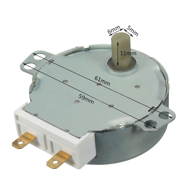 AC 220V-240V 4RPM 4W Synchronous Motor for TYJ50-8A7 Microwave Oven Swivel Tray Air Blower U1JE