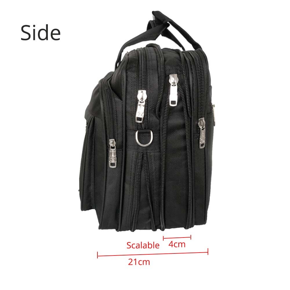 Forretningsmappe håndtasker mænd bærbar taske stor kapacitet vandtæt oxford mænd enkelt skuldertaske mænds crossbody rejsetaske
