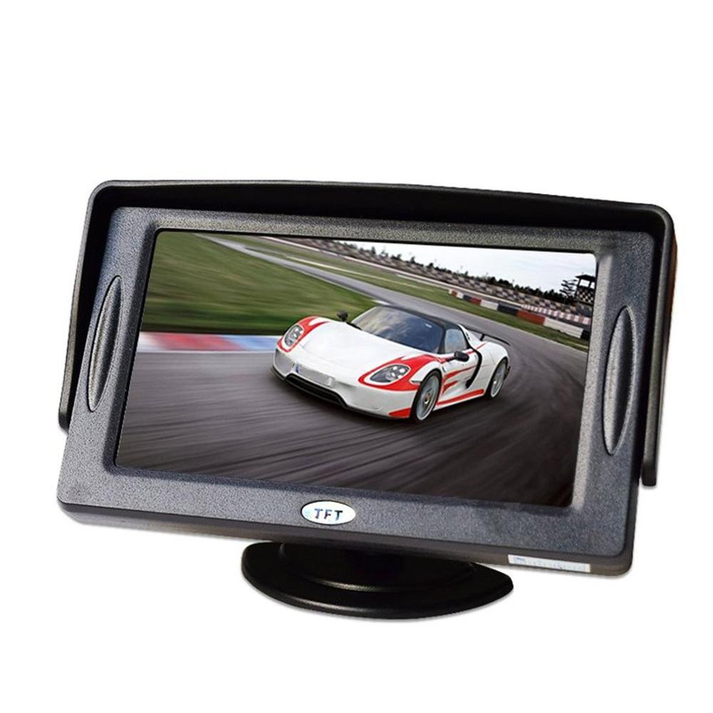 Auto Anzeige 4,3 Zoll Tft Digital Lcd Bildschirm Kleine Tv Zwei-Weg Av Eingang Priorität Zwei-weg Video Eingang