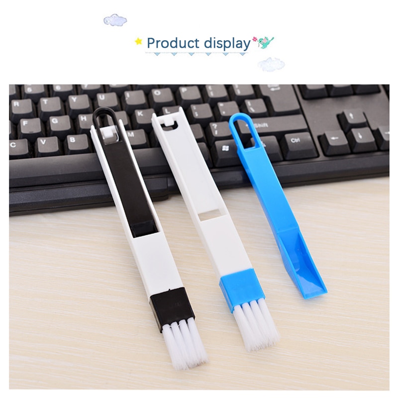 Window Track Cleaner Brush Multifunction Computer Window Cleaning Brush Window Groove Keyboard Cleaner Nook Cranny Dust Shovel