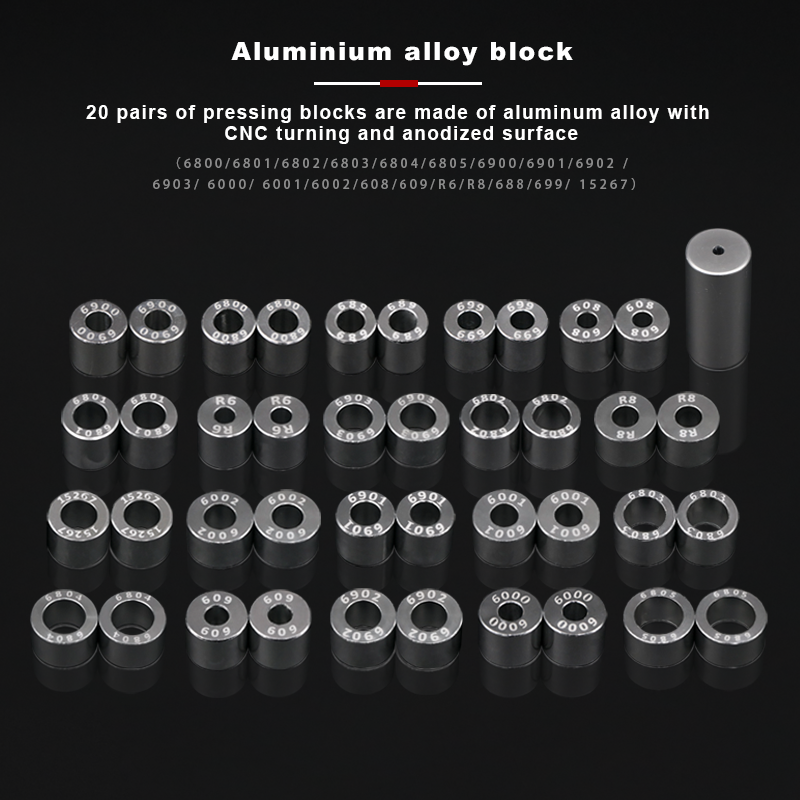 Bicycle Bearing Hub Axle Install Tool Kit Pressed Bottom Bracket Assembly Tools Bike Wheel Repair Tool Set