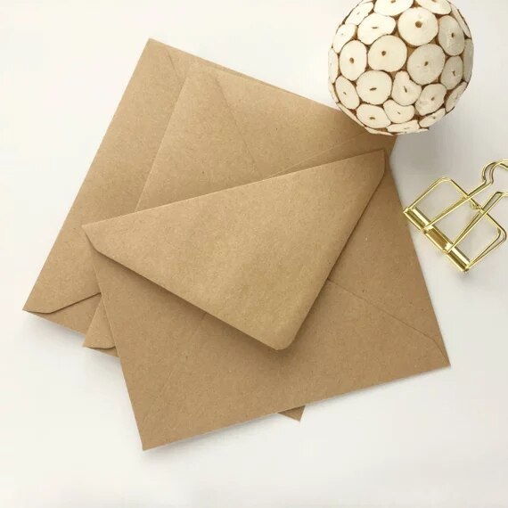 Kraft Envelopes Envelopes Bulk for wedding invitations card retro envelopes/brown envelope