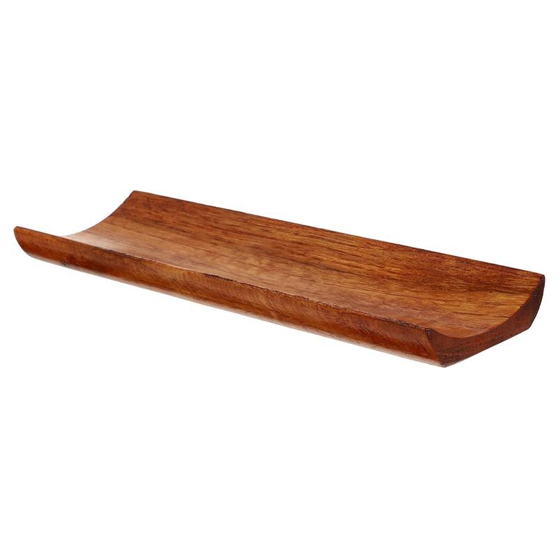 Long Sushi Plate Japanese Style Sushi Tray Sashimi Tray Wooden Storage Tray Sushi Tray Pot Beef Plate (Long Wooden Tray)