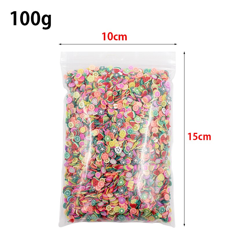 10000 Pcs Ei Fruit Plakjes Alle Voor Slime Additieven Bevatten Slimes Charms Vulstoffen Voor Nail Art Supplies Toegang Decor Speelgoed