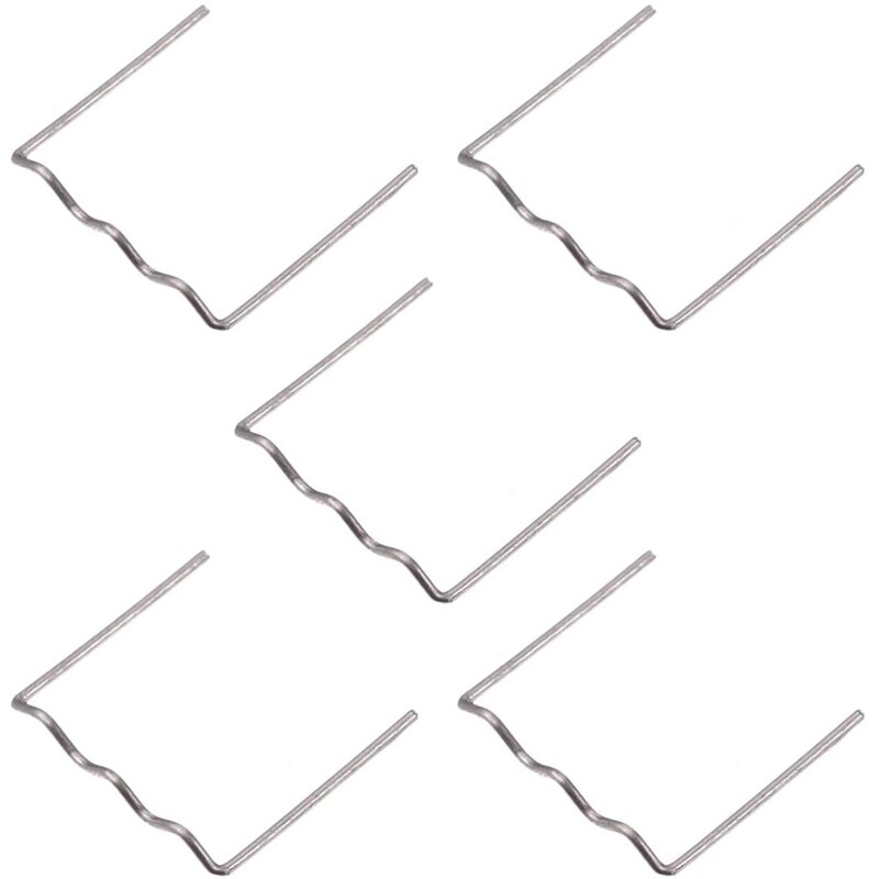Grapa en para reparación de parachoques de coche, máquina de soldadura de plástico, Grapa en r, precortada para todos los coches, ángulo plano de 0,8mm