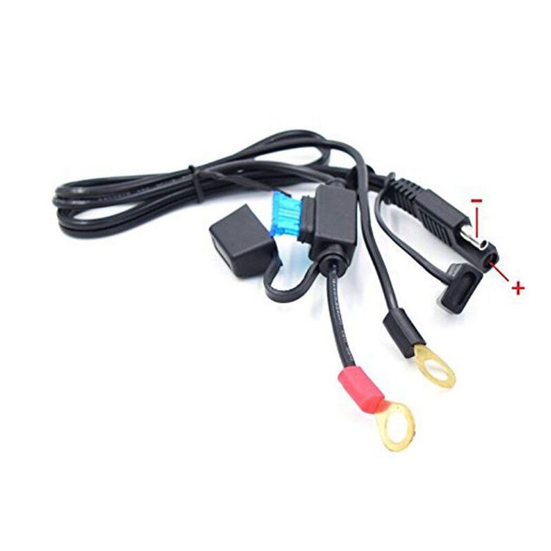 Ladegerät Kabel für Motorrad Batterie Terminal Zu SAE Schnell Trennen Kabel Motorrad Batterie Ausgang Stecker