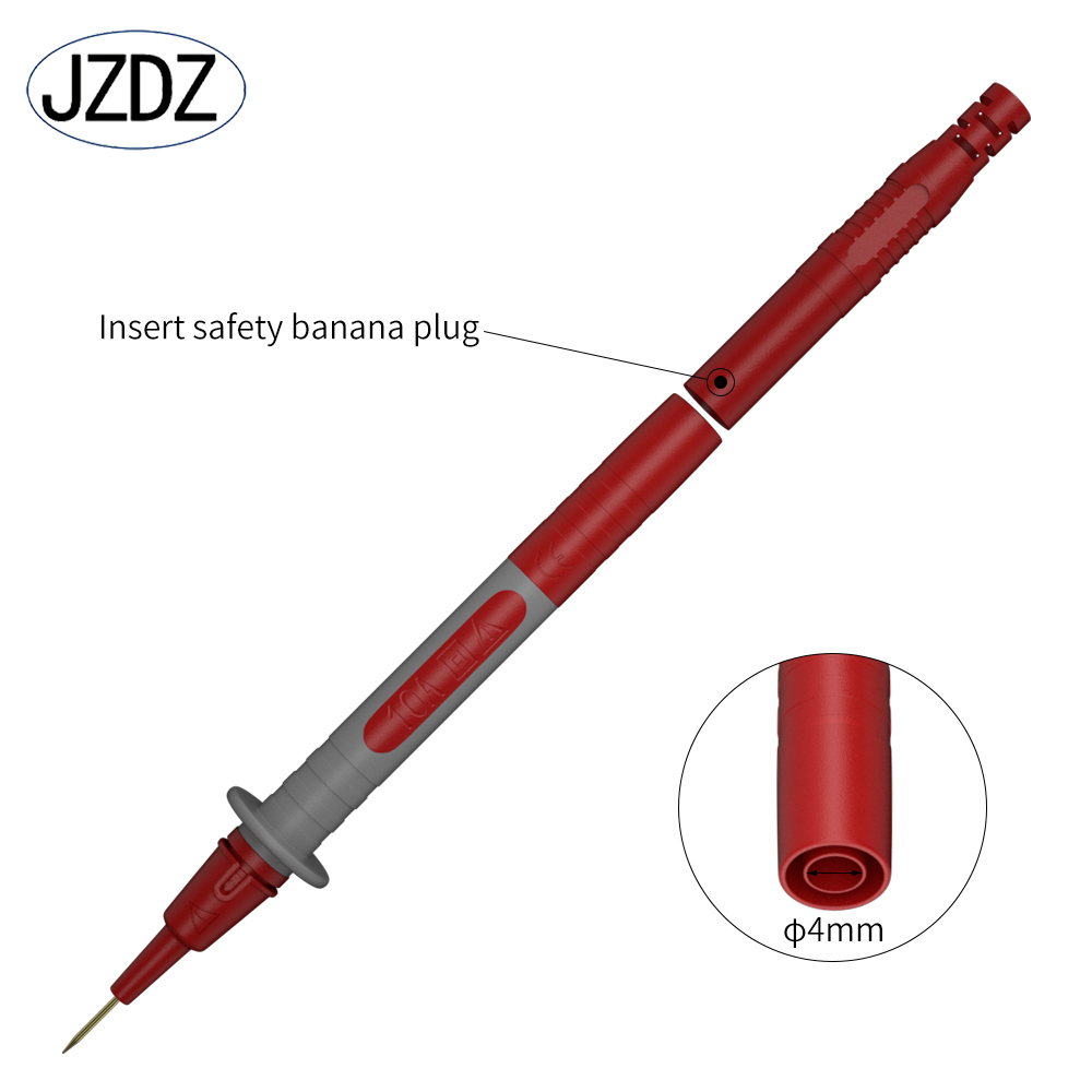 Jzdz 1 Set 2 Stuks Multimetertest Probe Vervangbare Naald Multifunctionele Test Pen J.30013A