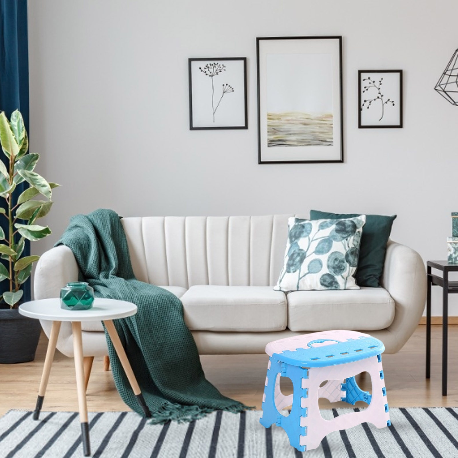 Plastic Multi Purpose Folding Step Stool Chair Home Train Outdoor Storage Foldable Home Storage Accessory bathroom kid adult