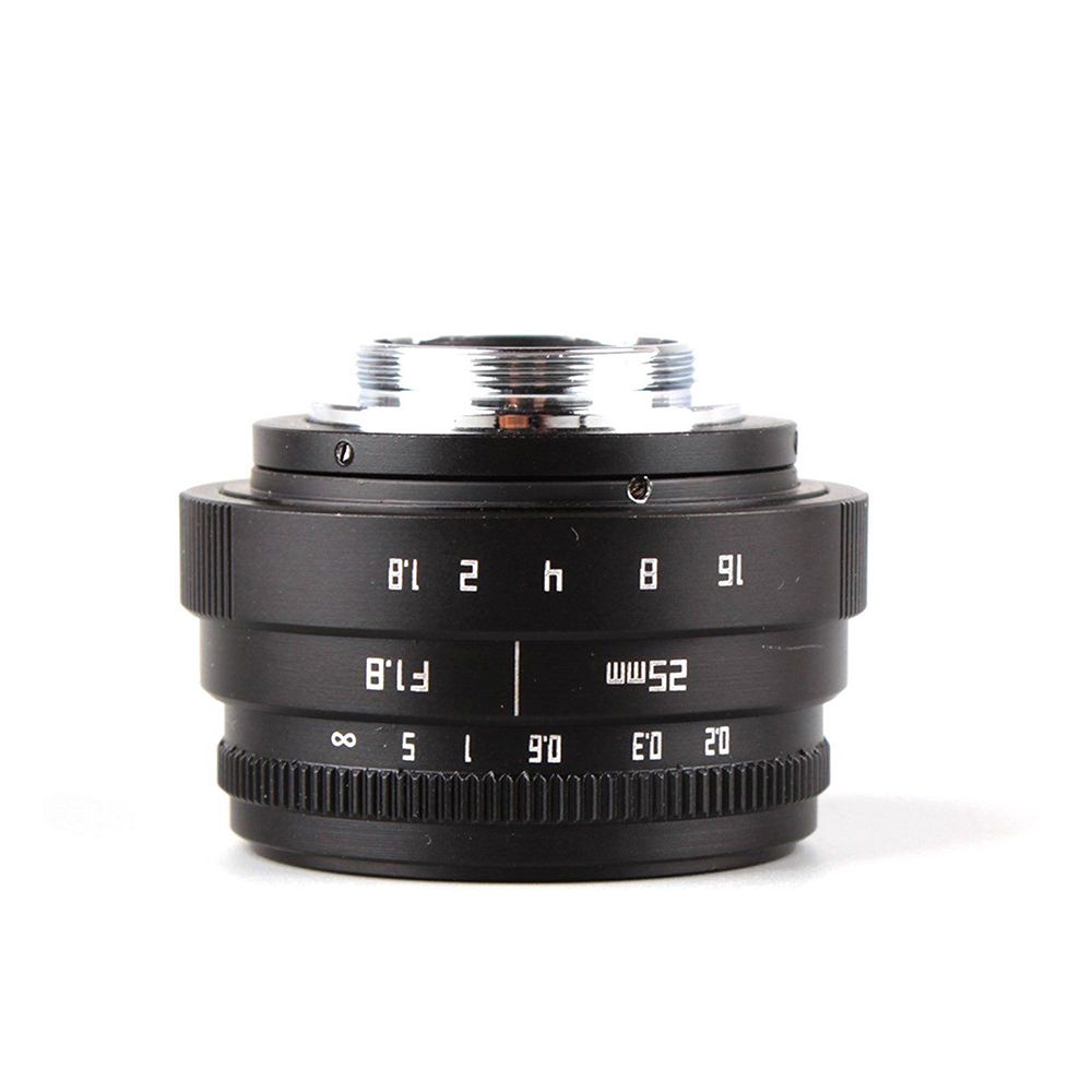 25mm F1.8 APS-C CCTV Lens C Mount + Kap Voor Olympus Panasonic Micro 4/3 M4/3 G7 G10 GH3 GH2 GH1 GX1 GF6 GF3 EPL5 EPM1 OM-D EM10