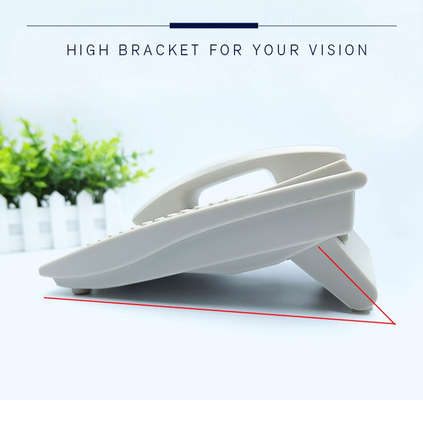 Telefon stacjonarny robić montażu na ścianie przewodowy telefon stacjonarny z 11 szybkim pokrętłem, automatycznym odbiorem, przełącznikiem dzwonka, podwójny interfejs