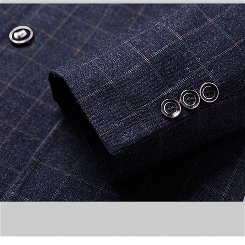 Fgkks märke män blazers vår höst herr slim fit trend vild kostymjacka ledig kavaj hane