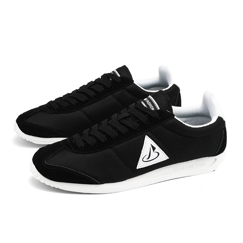 Men Shoes Spring Autumn Style Forrest gump shoes Comfortable Light Casual Driving Hard-Wearing Shoes: Black / 10