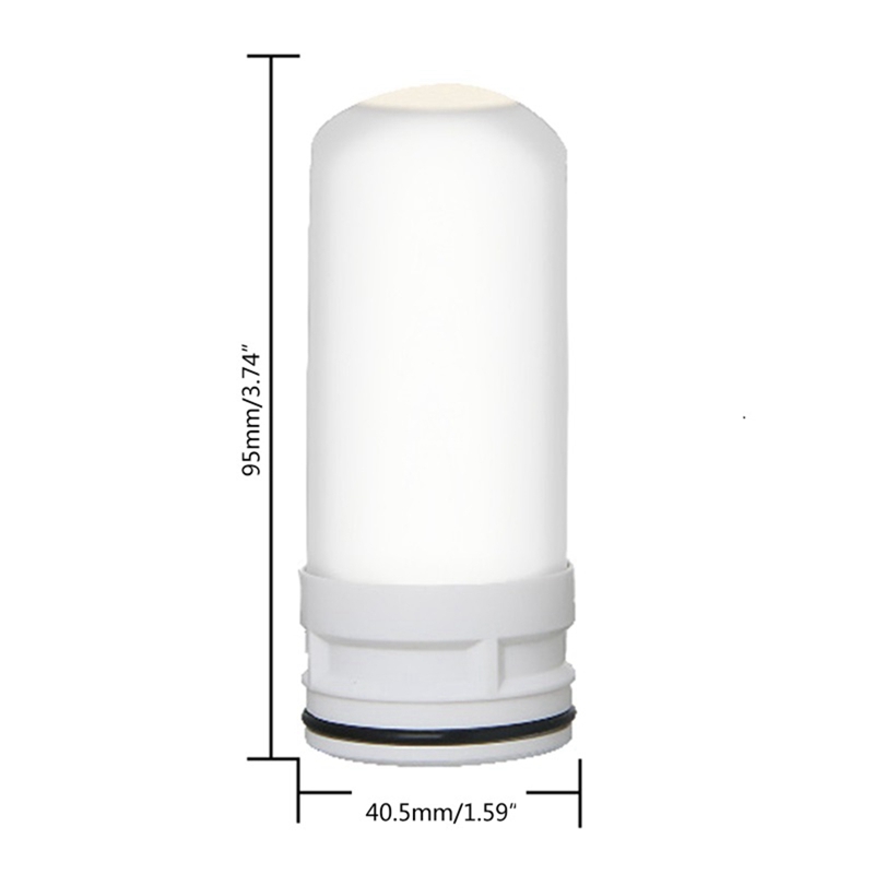 10 szt. Filtr wody do kranu ceramiczne wymienny wkład usunąć praktyczne trwałe