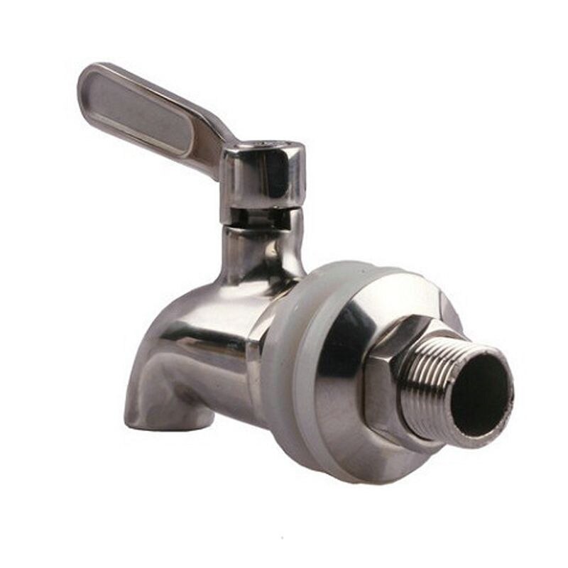 Stainless Steel Faucet Tap Draft Beer Faucet for Home Brew Fermenter Wine Draft Beer Juice Dispenser Drink Fridge Kegs