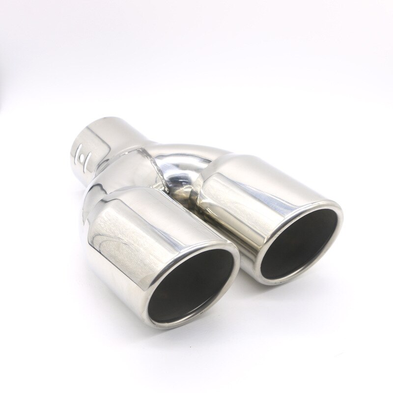 Car modified stainless steel exhaust pipe has been half of the tail throat stainless steel exhaust pipe car modified universal d